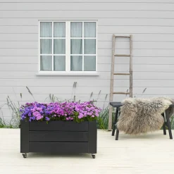 CUBIC BLOMSTERKASSE SORT 45 X 50 X 87 CM>Plus Hot
