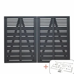 DOBBELTLÅGE FUNGICIDBEHANDLET OG GRUNDMALET UMBRAGRÅ 200 X 140 CM>Plus Discount
