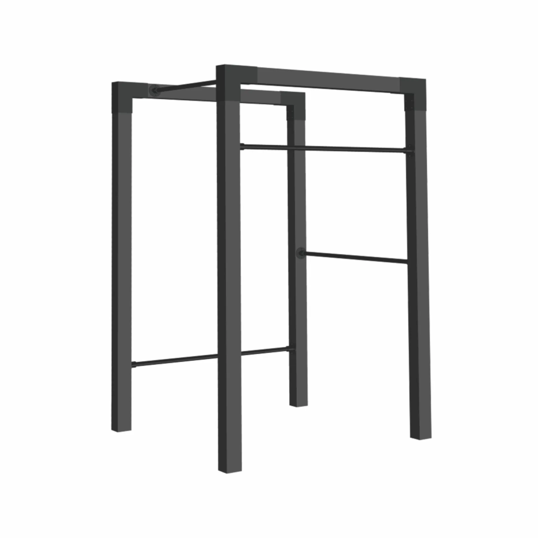 FITNESSSTATIV 220 X 138 X 138 CM SORT>Plus New