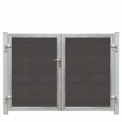 FUTURA VENSTRE DOBBELTLÅGE SKIFFERGRÅ/SORT 213 X 145 CM>Plus New