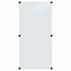 GLASHEGN HÆRDET KLART 90 X 180 X 0.60 CM>Plus Online