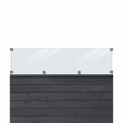 KLINK PROFILHEGN TRYKIMPRÆGNERET OG GRUNDMALET SORT 174 X 125 CM>Plus New