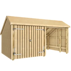 2-MODULER M/DOBBELTDØR STANDARD MULTIHAVEHUS 10,5 M2>Plus Outlet