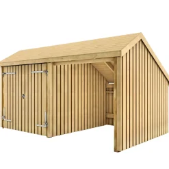 2-MODULER M/DOBBELTDØR STANDARD MULTIHAVEHUS 10,5 M2>Plus Outlet