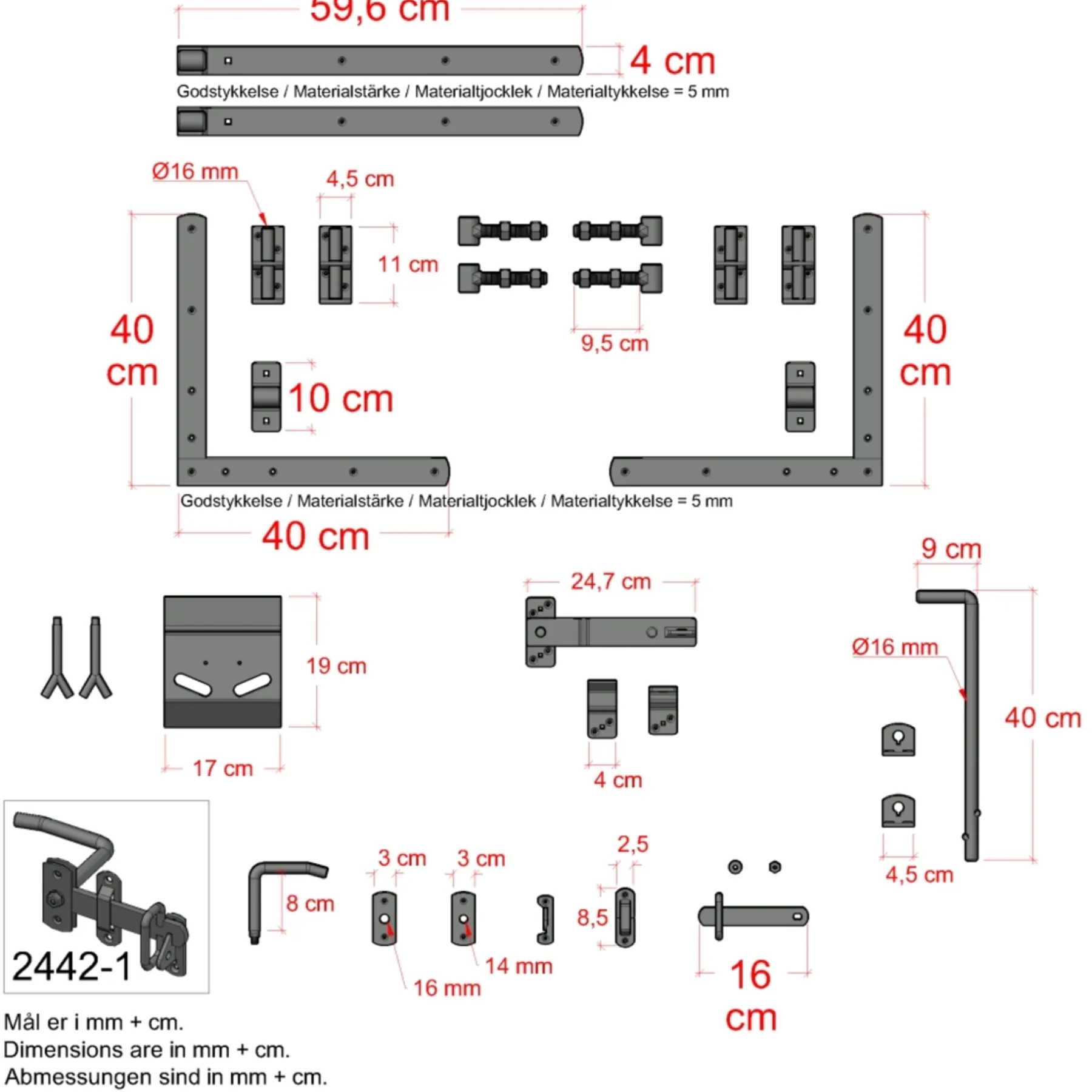 NAGANO LÅGE FUNGICIDBEHANDLET OG GRUNDMALET 2 GANGE HVID 200 X 80 CM>Plus Clearance
