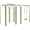 Udendørs Træning ^ Plus OUTDOOR FITNESSSTATIV 220 X 138 X 380 CM NATUR