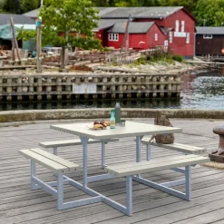 PICNIC BORDBÆNKESÆT GRÅBRUN>Plus New