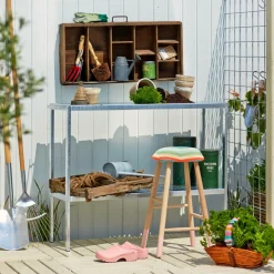 PLANTEBORD STÅL VARMGALVANISERET 40X110X90 CM>Plus Online