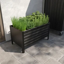 PLANTEKASSE SORT 46.50 X 46 X 83 CM>Plus Clearance