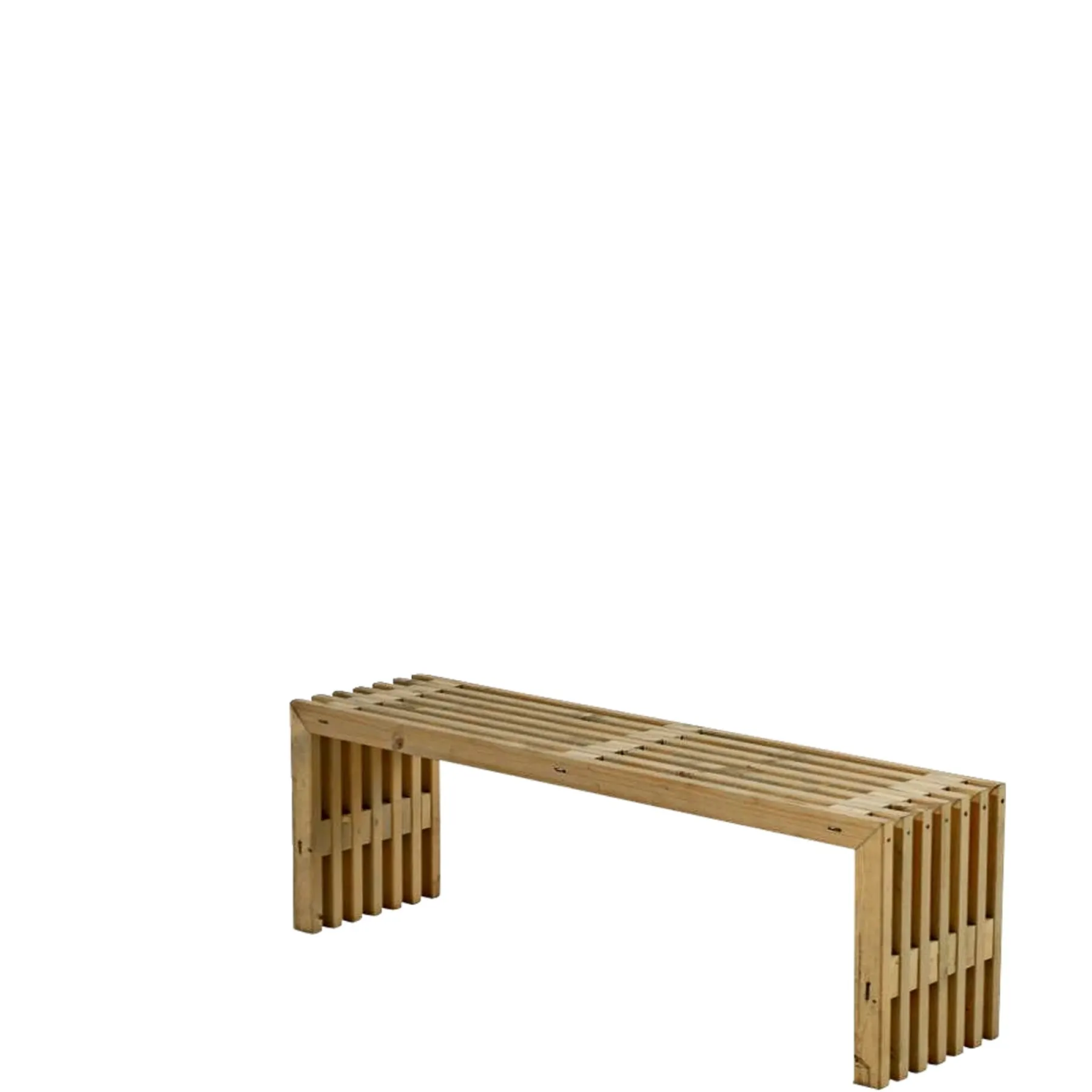 Havebænke ^ Plus RUSTIK TRALLEBÆNK NATUR 138 CM