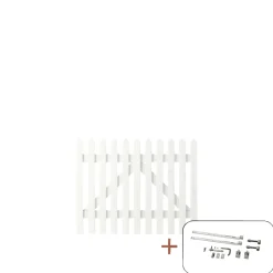 SKAGEN LÅGE FUNGICIDBEHANDLET OG GRUNDMALET 2 GANGE HVID 100 X 80 CM>Plus Clearance