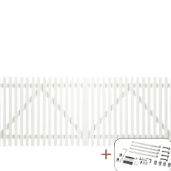 SKAGEN LÅGE FUNGICIDBEHANDLET OG GRUNDMALET 2 GANGE HVID 300 X 120 CM>Plus Outlet