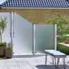 SKRÅELEMENT GLASHEGN HÆRDET FROSTED 90 X 180 X 90 X 0.60 CM>Plus Discount