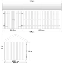 STANDARD HAVEHUS 14,5 M2>Plus Sale