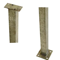 STÅLSTOLPE VARMGALVANISERET STÅL 4.50 X 4.50 X 103.30 CM>Plus New