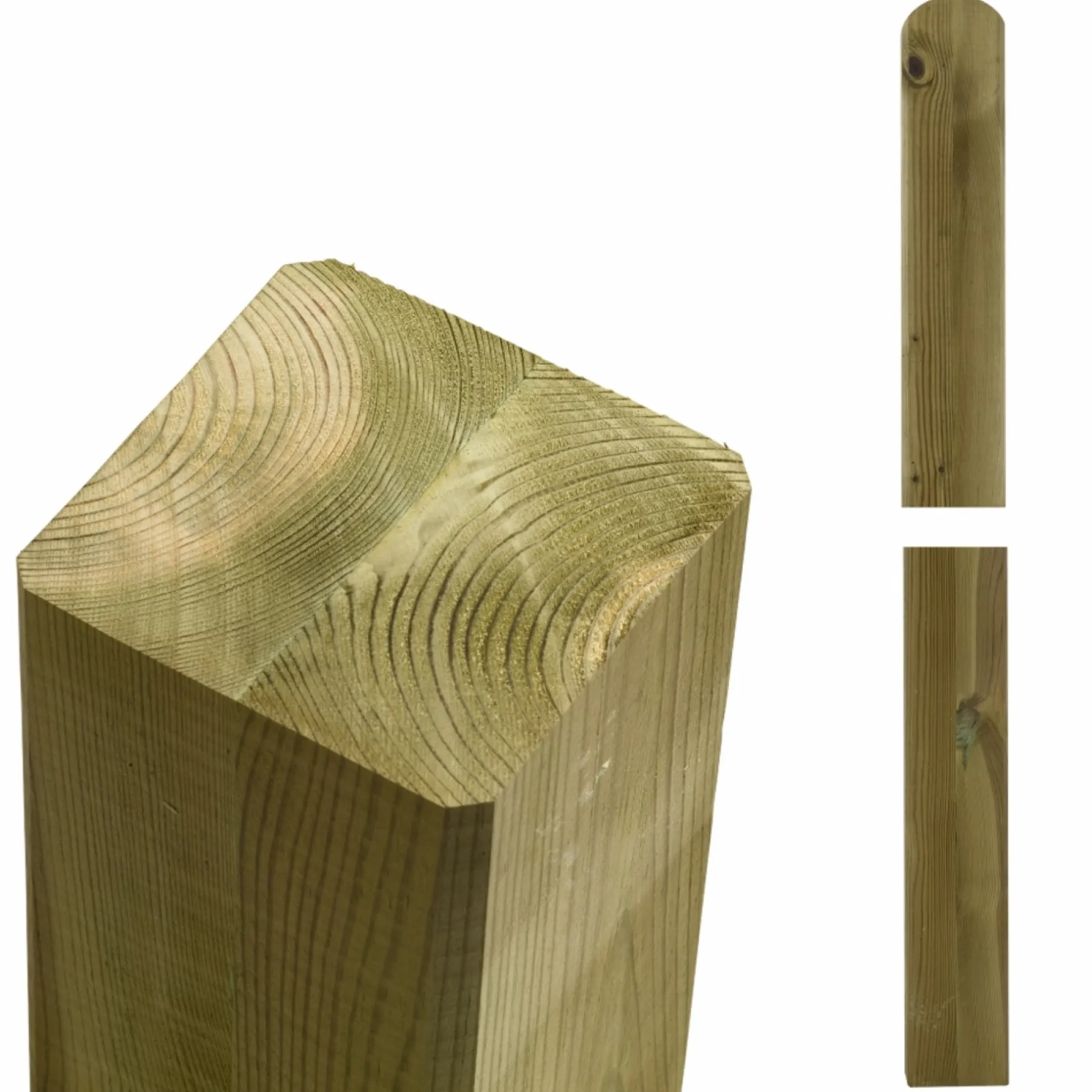 STOLPE OMLIMET TRYKIMPRÆGNERET NTR KLASSE A NATUR 9 X 9 X 268 CM>Plus Sale