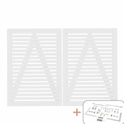 TOKYO LÅGE FUNGICIDBEHANDLET OG GRUNDMALET 2 GANGE HVID 200 X 140 CM>Plus Outlet