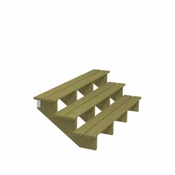 Trappevanger ^ Plus 3 TRIN TERRASSETRAPPE 1800 X 540 MM