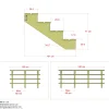 4 TRIN TERRASSETRAPPE 1800 X 710 MM>Plus Sale