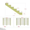 6 TRIN TERRASSETRAPPE 1800 X 1050 MM>Plus New