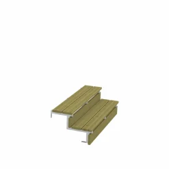 Trappevanger ^ Plus 2 TRIN TERRASSETRAPPE 1200 X 370 MM