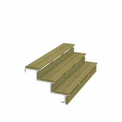 Trappevanger ^ Plus 3 TRIN TERRASSETRAPPE 1800 X 540 MM