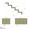 Trappevanger ^ Plus 2 TRIN TERRASSETRAPPE 1800 X 370 MM