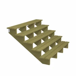 Trappevanger ^ Plus 5 TRIN TERRASSETRAPPE 1800 X 880 MM