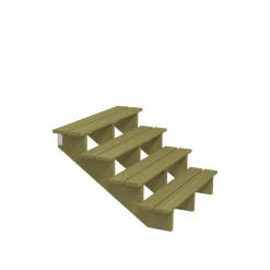 Trappevanger ^ Plus 4 TRIN TERRASSETRAPPE 1200 X 710 MM