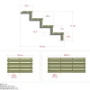 4 TRIN TERRASSETRAPPE 1800 X 710 MM>Plus Sale