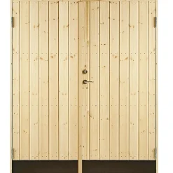 VIBO UDHUSDØRE DOBBELT UDHUSDØR 105 X 1512 X 1978 MM HØJRE>Plus
