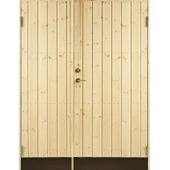 Yderdøre ^ Plus VIBO UDHUSDØRE DOBBELT UDHUSDØR 105 X 1278 X 1978 MM HØJRE