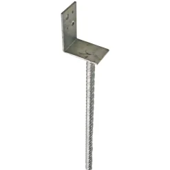 Konstruktionsbeslag ^ PN beslag STOLPEBÆRER 75X90X400 MM VARMGALVANISERET