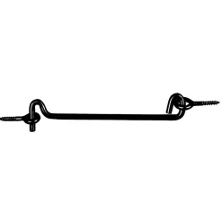 STORMKROG 155 MM SORT 1 STK>PN beslag Outlet
