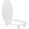 DANIA 100 MM. FORHØJET R34000 TOILETSÆDE HVID>Pressalit Online