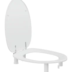 DANIA 100 MM. FORHØJET R34000 TOILETSÆDE HVID>Pressalit Online