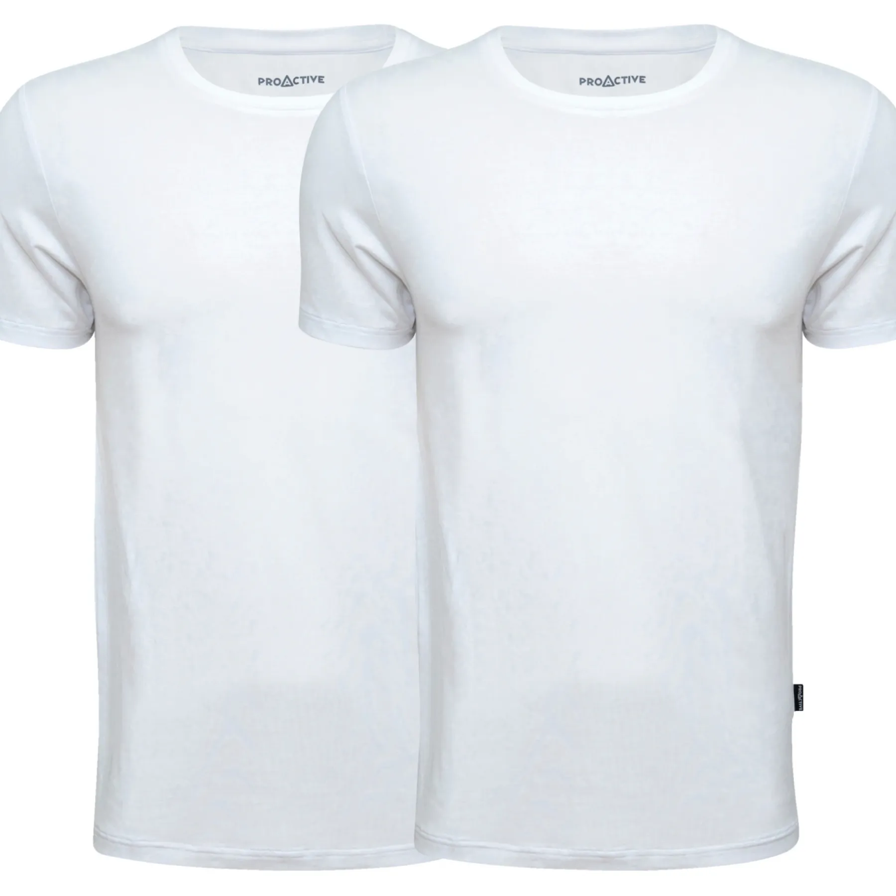 Trøjer & T-Shirts ^ ProActive BAMBUS 466-02-01 - 2-PAK T-SHIRT L HVID