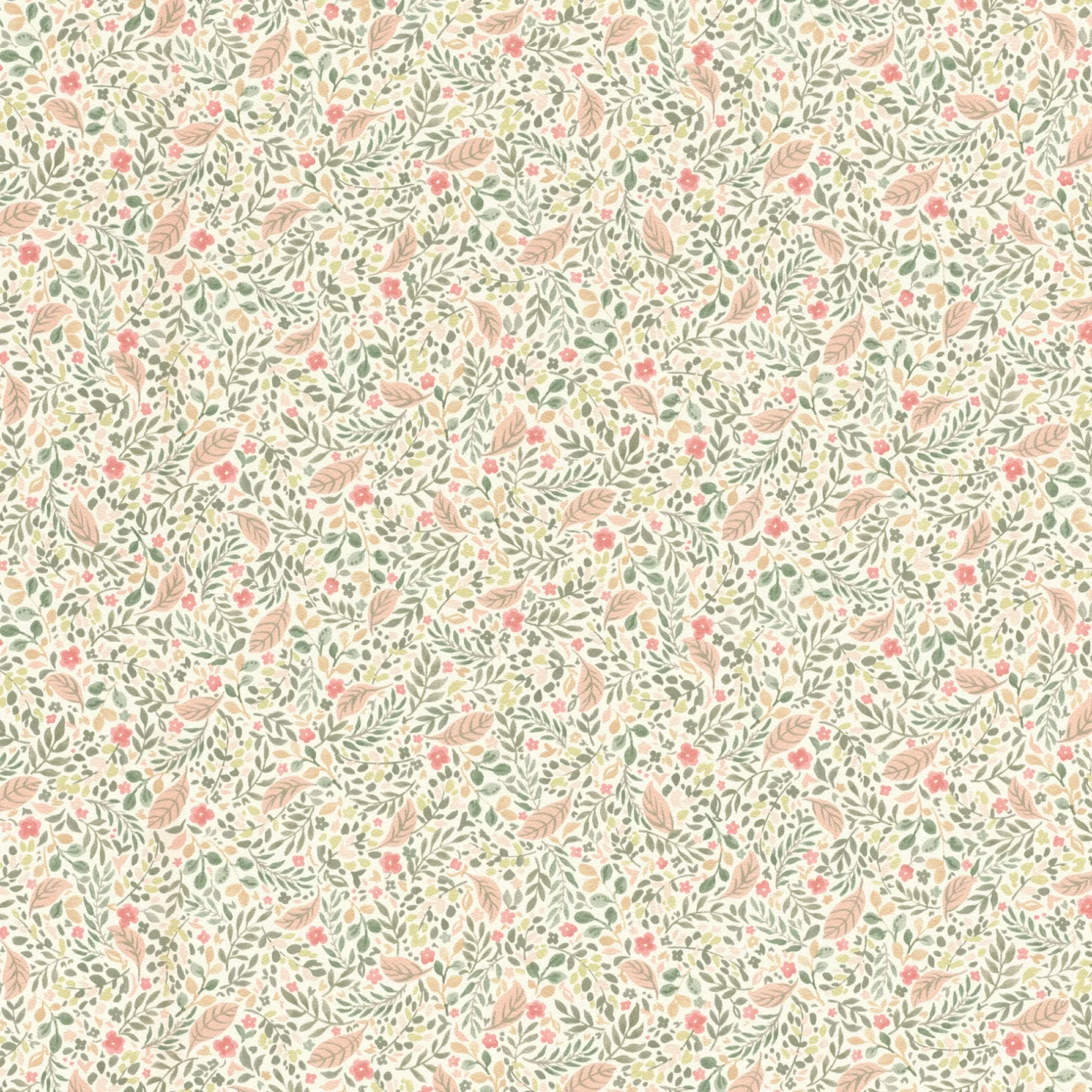 Tapet & Glasvæv ^ Rasch STUDIO 2027 BLOMSTER TAPET 0,53X10 M