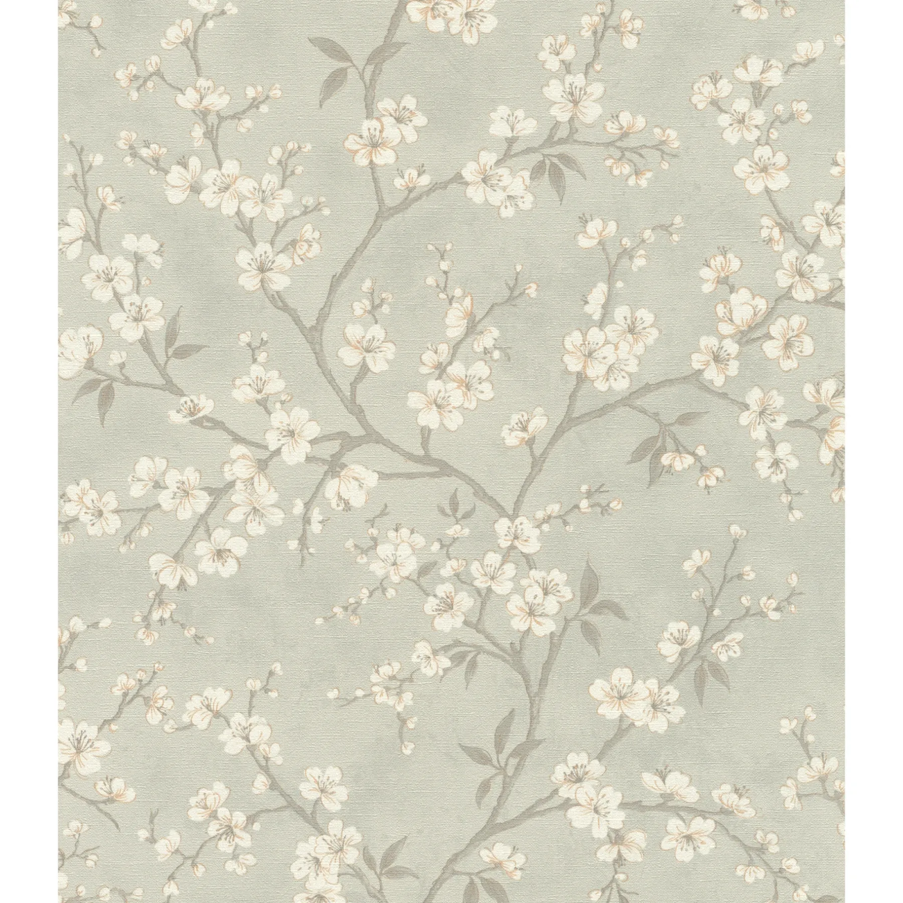 Tapet & Glasvæv ^ Rasch STUDIO 2027 RANKER OG BLOMSTER TAPET 0,53X10 M