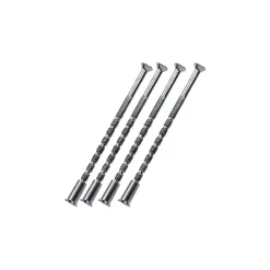 CYLINDERSKRUE 4X75 MM GLANSFORZINKET STÅL 4 STK>Ruko New