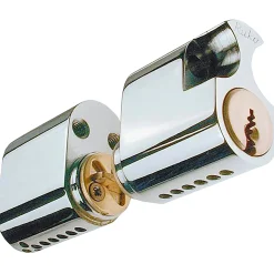 Låsecylindere ^ Ruko RD2602 CYLINDER DOBBELT OVAL RUSTFRIT LOOK SÆT