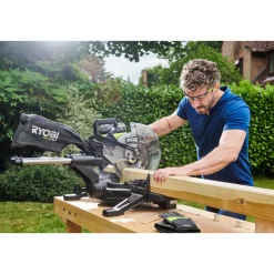 Kap- & Geringssave ^ Ryobi KAP-/GERINGSSAV AKKU 18 V 254MM UDEN BATTERI OG LADER