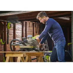 Kap- & Geringssave ^ Ryobi KAP-/GERINGSSAV AKKU 18 V 254MM UDEN BATTERI OG LADER