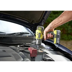 Bore- & Skruemaskiner ^ Ryobi ONE+ R18IW3-120S SLAGSKRUENØGLE AKKU MED BATTERI OG LADER