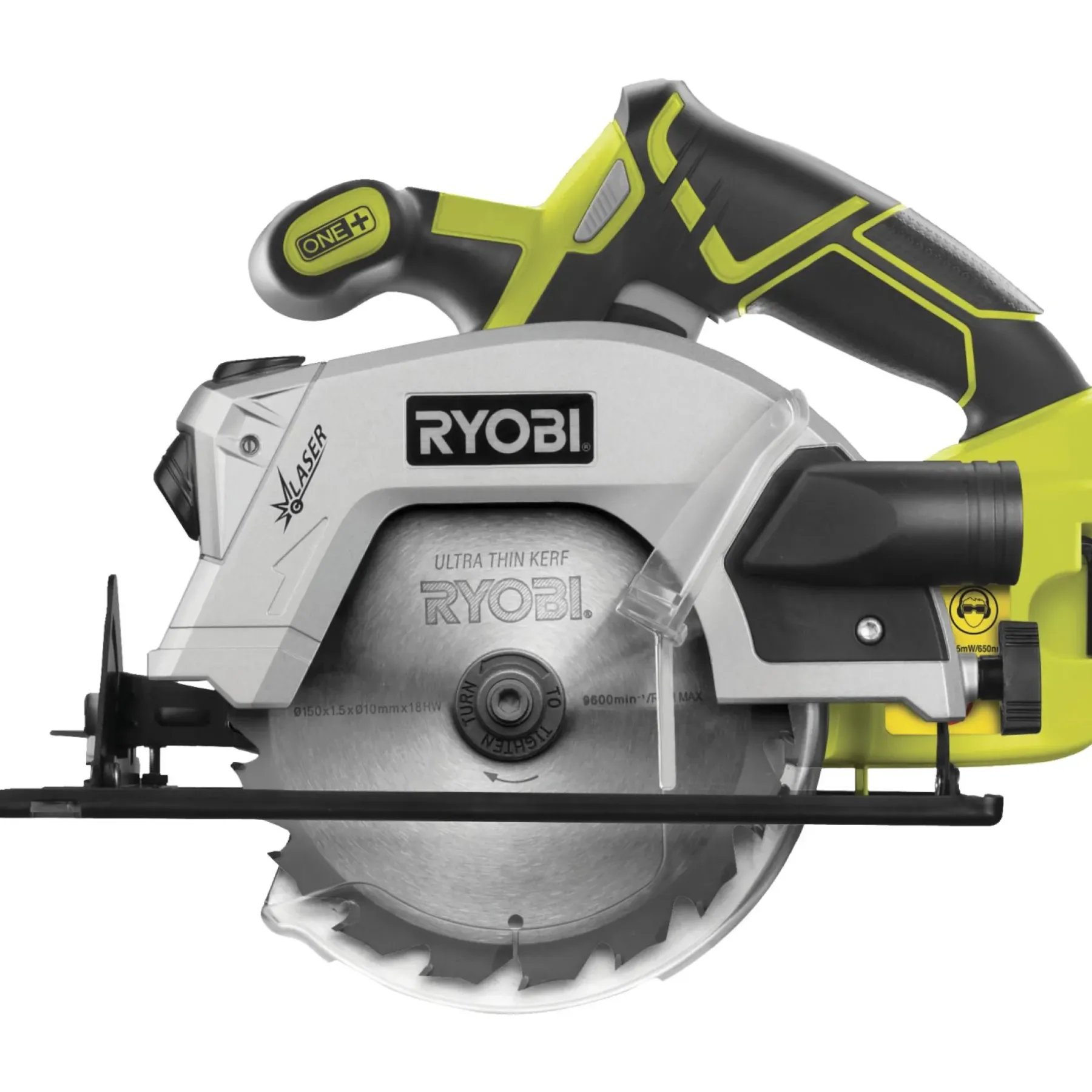 Rundsave ^ Ryobi ONE+ RWSL1801M RUNDSAV AKKU 18V UDEN BATTERI OG LADER