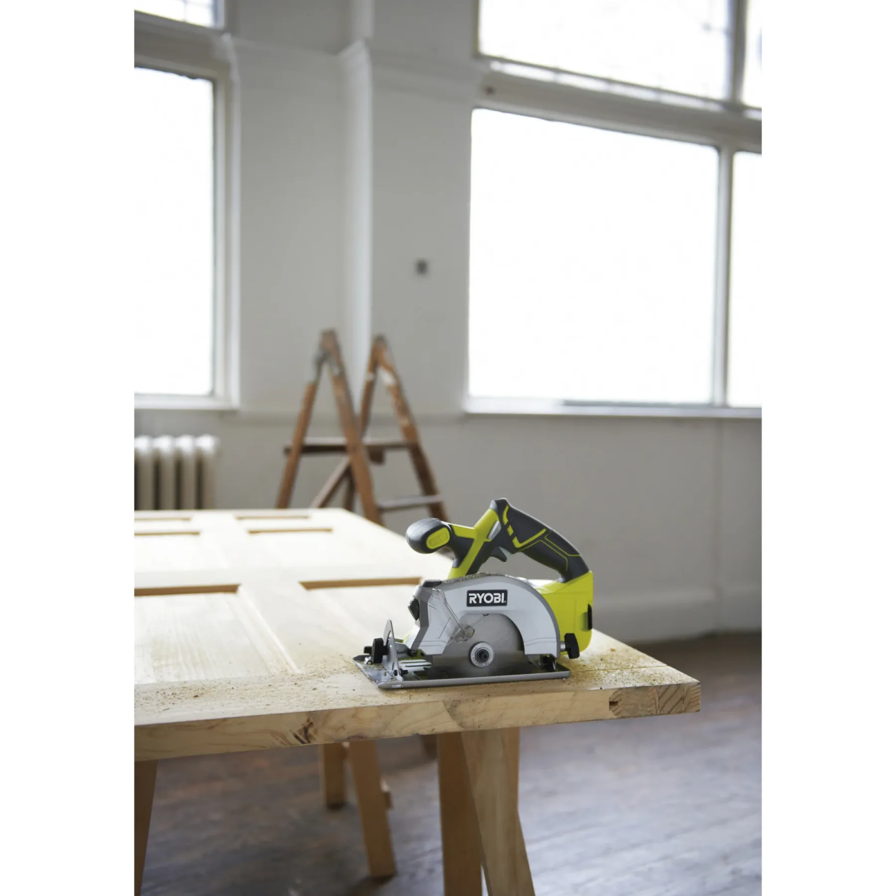 Rundsave ^ Ryobi ONE+ RWSL1801M RUNDSAV AKKU 18V UDEN BATTERI OG LADER