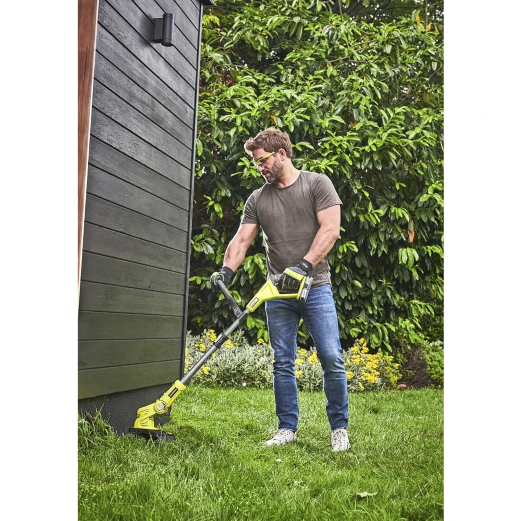 Græstrimmere ^ Ryobi ONE+ RY18LT18HTA-120 GRÆSTRIMMER/HÆKKEKLIPPER/BATTERISÆT