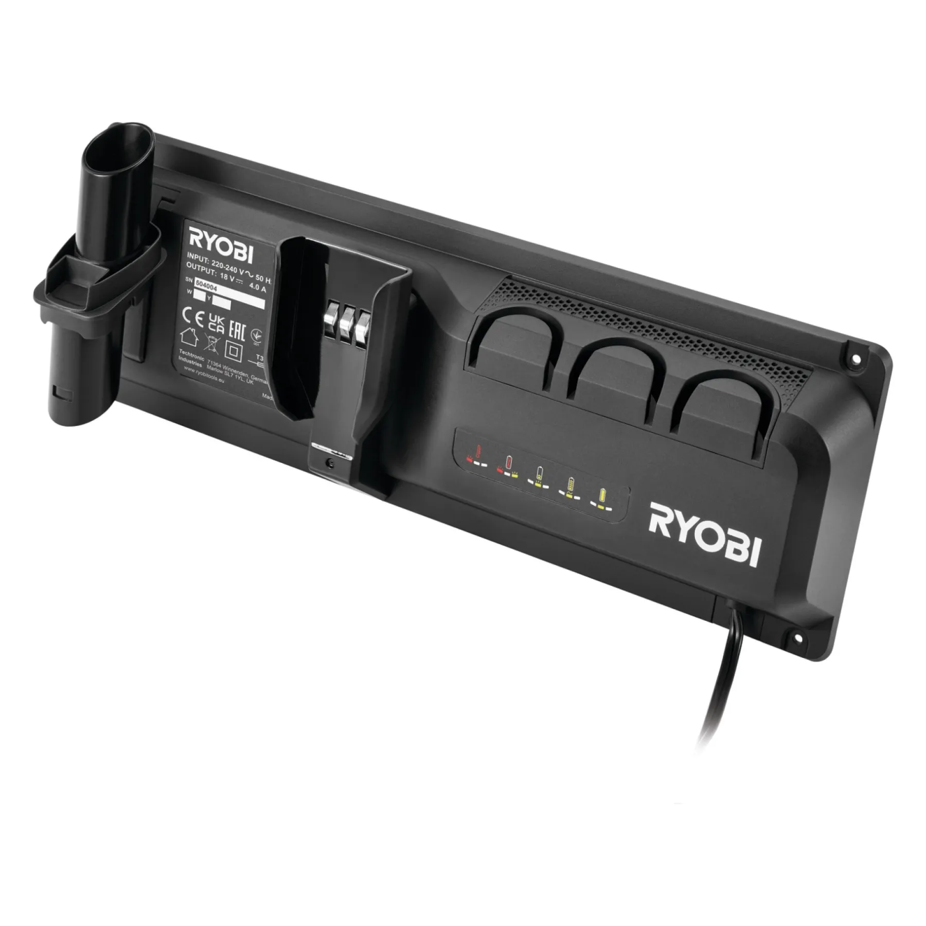 Batterier & Ladere ^ Ryobi RC18ASV VÆGOPLADER 18V