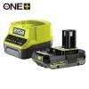 Batterier & Ladere ^ Ryobi RC18120-120C BATTERISÆT 18V 2 AH