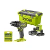 Bore- & Skruemaskiner ^ Ryobi SLAGBOREMASKINE AKKU MED BATTERI OG LADER